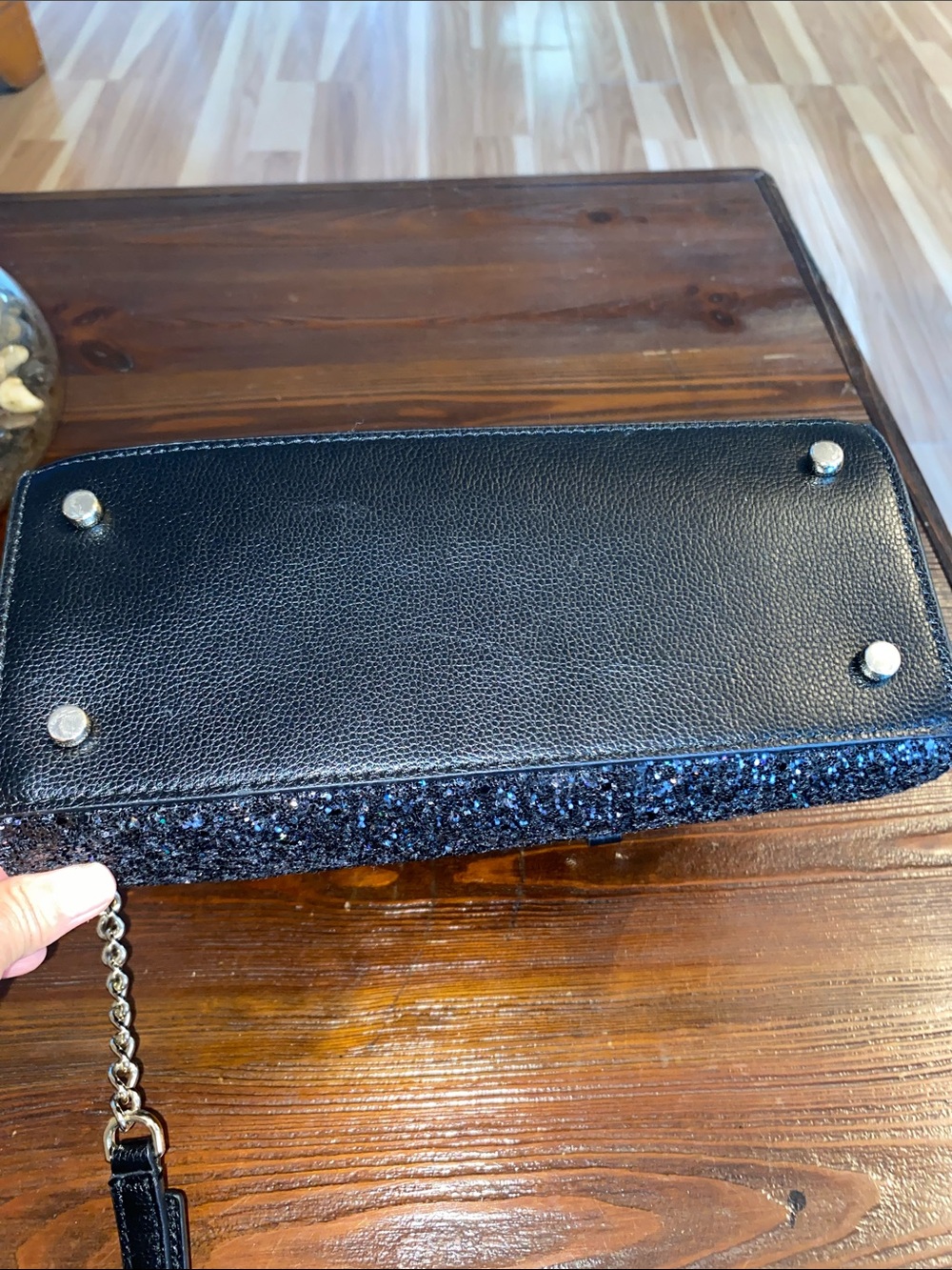 Kate Spade 
Black Mini Reiley Laurel Way Purse- Glitter Mini
New without tags - Picture 14 of 14